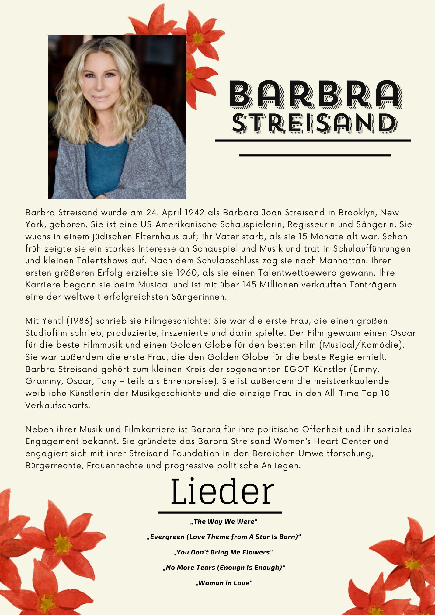 Barbra Streisand Biografie